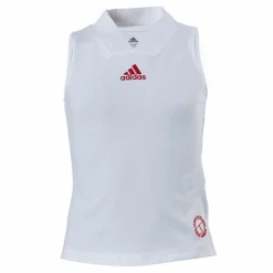 adidas Tennis Match Tank White*Barn Racketsporter|Linnen
