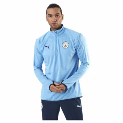 Puma MCFC Warmup Midlayer Blue* Fotboll|Tröjor