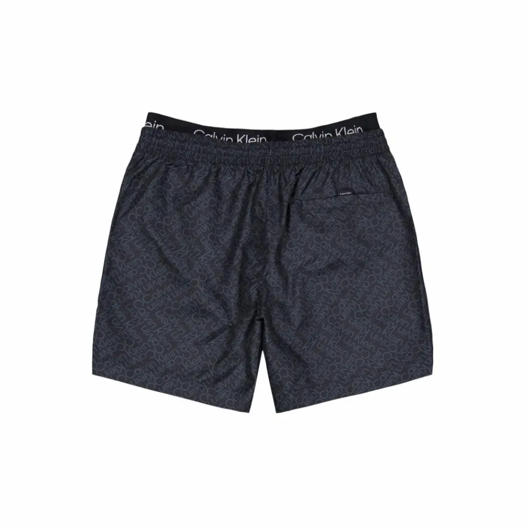 Calvin Klein Medium Double Wb-print Grey* Simning|Badkläder