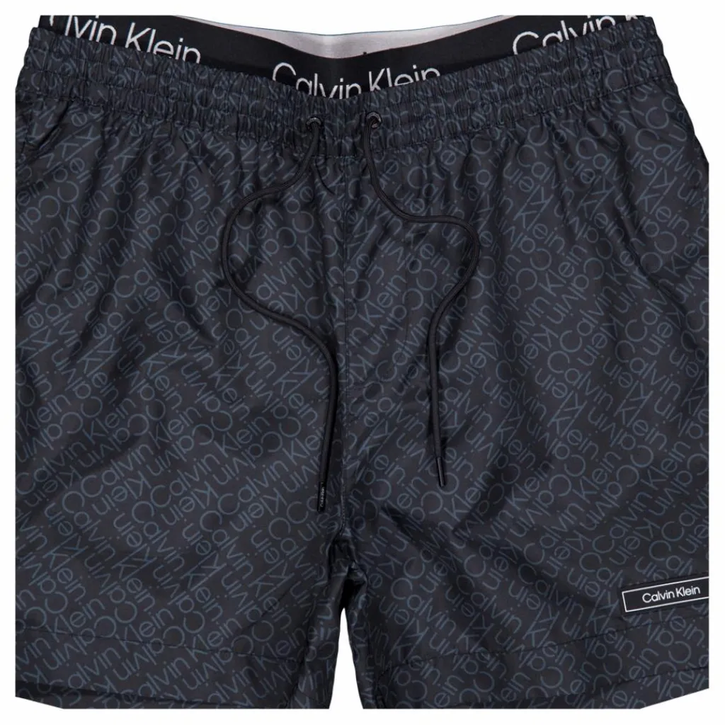 Calvin Klein Medium Double Wb-print Grey* Simning|Badkläder
