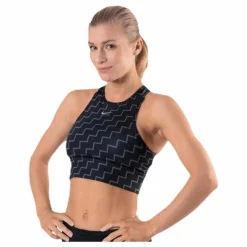 Nike Medium Pad Bra High Neck Neo Black* Sport-Bh:Ar|Träning