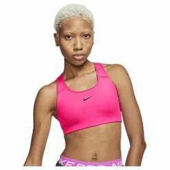 Nike Medium Pad Bra Pink/Black* Sport-Bh:Ar|Träning