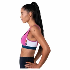 Nike Medium Pad Icon Clash Bra Pink/Blue* Sport-Bh:Ar|Träning