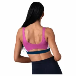 Nike Medium Pad Icon Clash Bra Pink/Blue* Sport-Bh:Ar|Träning