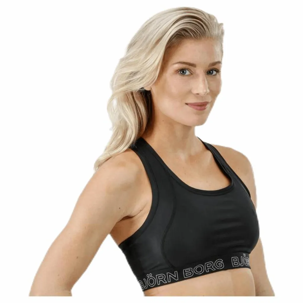 Björn Borg Medium Top Noos Solids Black* Sport-Bh:Ar|Träning