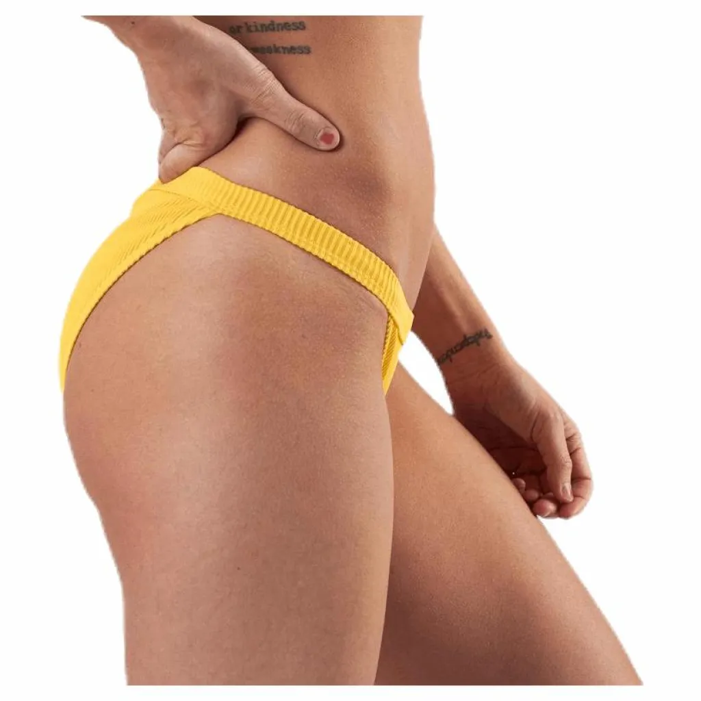 Waikani Beachwear Melia Ribb Tanga Yellow* Simning|Badkläder