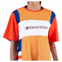 Tommy Hilfiger Sport Mesh Tee Logo Patterned* T-Shirts|Träning
