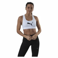 Puma Mid Impact 4Keeps Bra White* Löpning|Träning