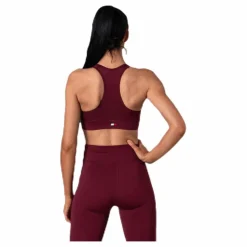 Tommy Hilfiger Sport Mid Support Bra Logo Red* Sport-Bh:Ar|Träning