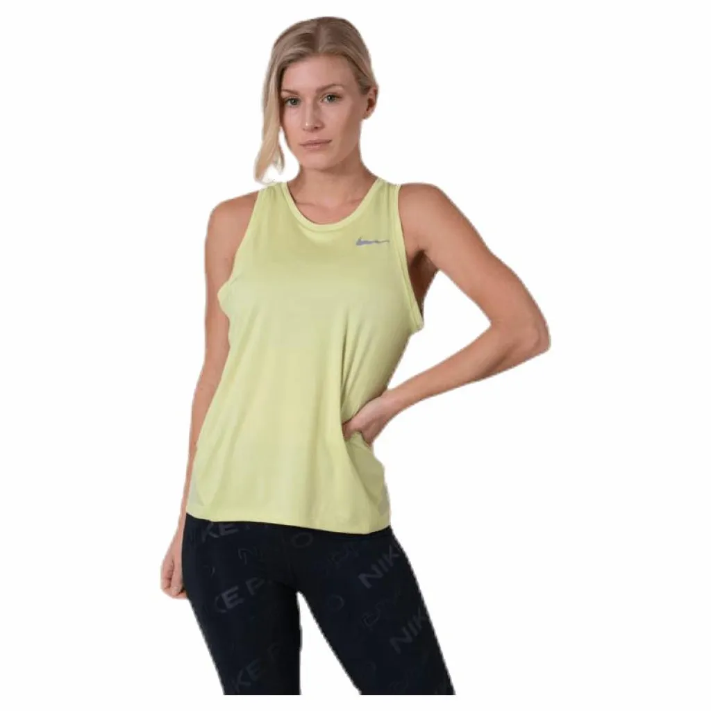 Nike Miler Tank Yellow* Linnen|Löpning