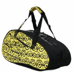 Wilson Minions Tour 12Pk Racket Bag Black/Yellow* Racketsporter