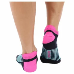 Norfolk Mirenda Thin Running Sock Low-cut Pink/Black* Löpning|Strumpor