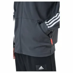 adidas Motion Fz Hood Grey Six* Träning|Tröjor