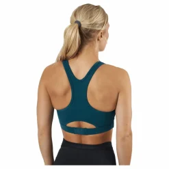 2XU Motion Racerback Crop Deep Jade/white* Sport-Bh:Ar|Träning