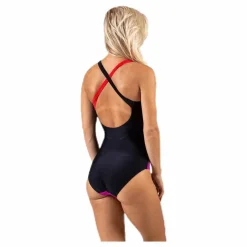 Abecita Motion Swimsuit Black/Red* Simning|Badkläder