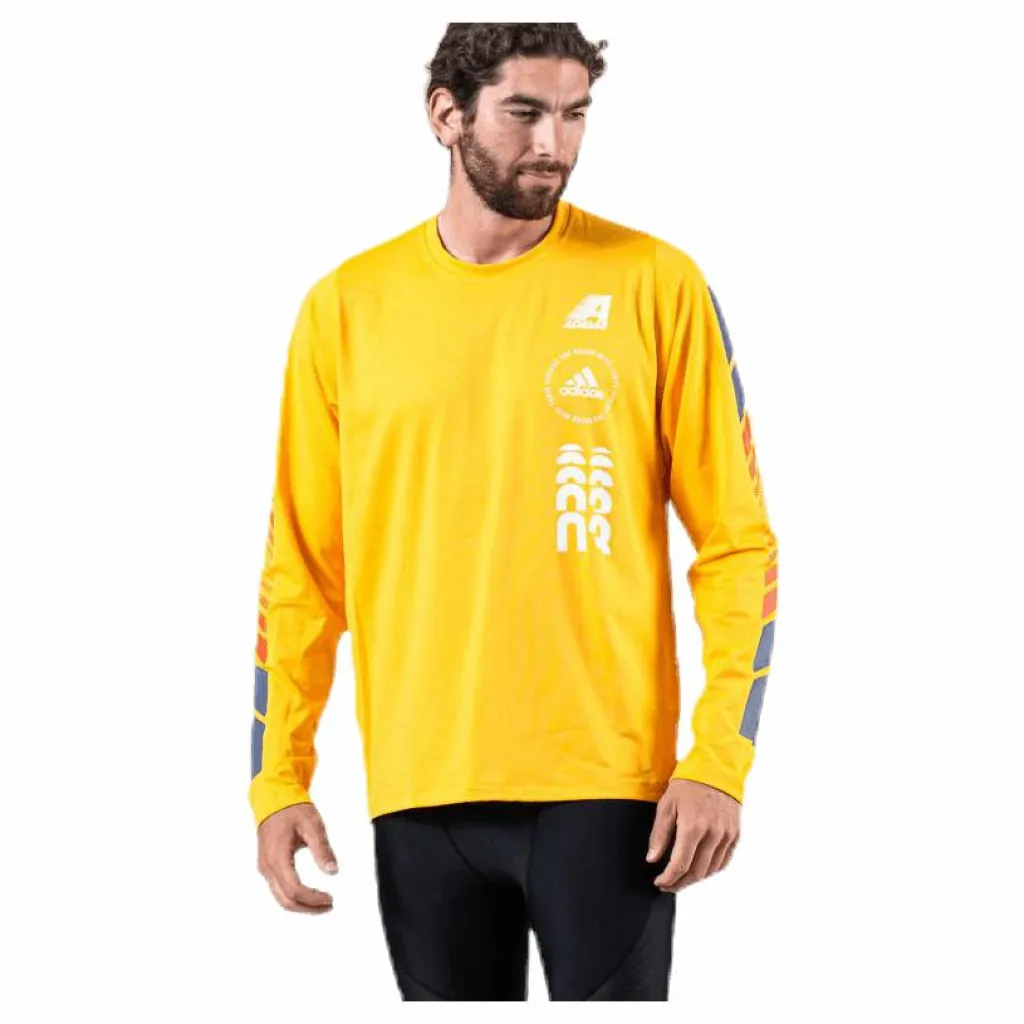 adidas Moto LS Tee Yellow* Tröjor|Träning