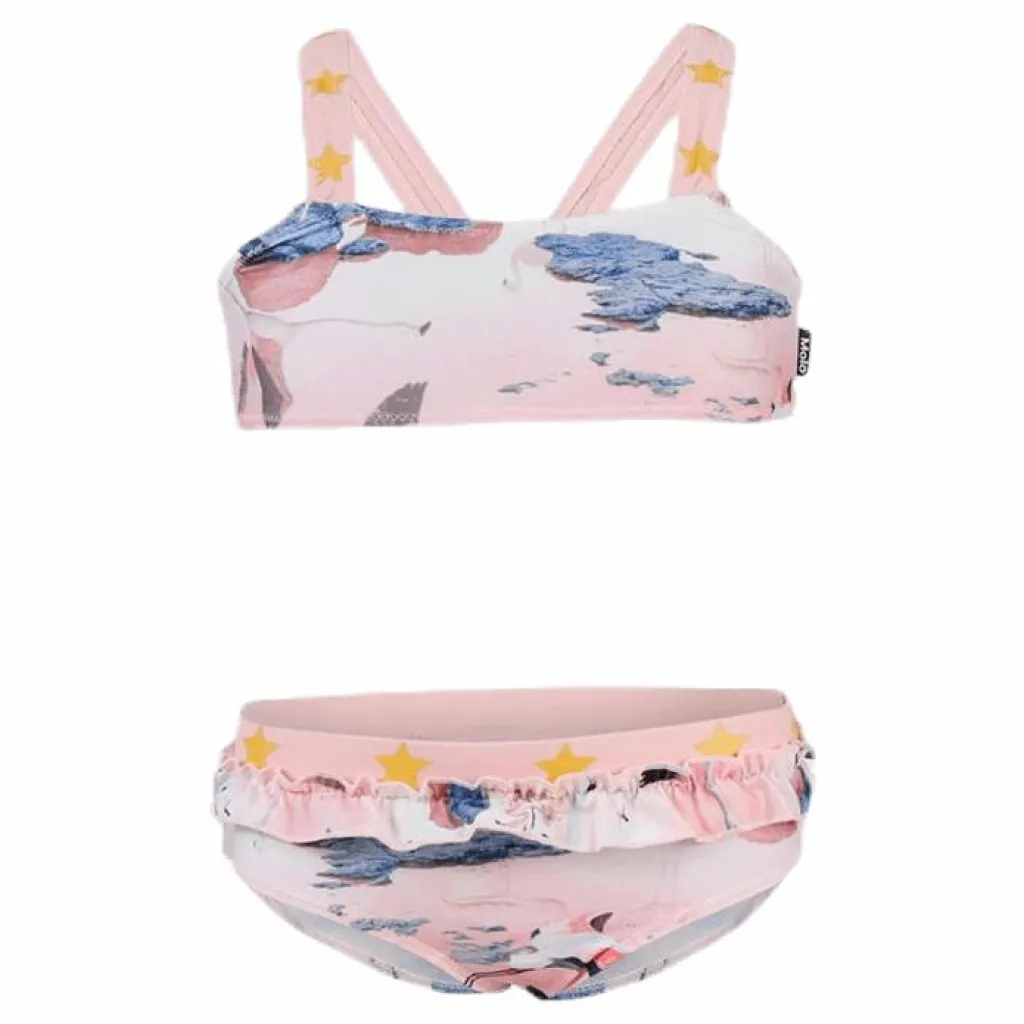 Molo Naila Bikini Pink/Patterned*Barn Simning|Badkläder