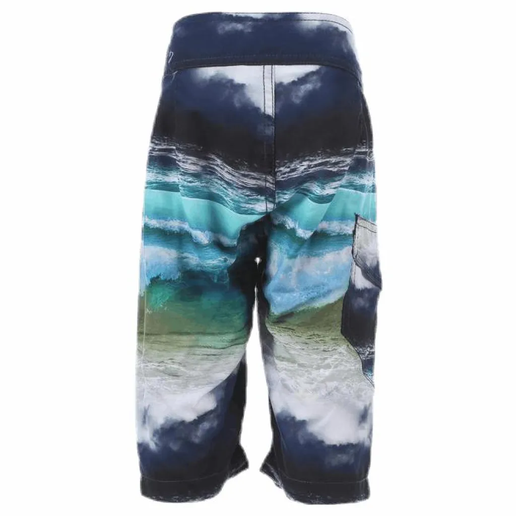 Molo Nalvaro Bathing Shorts Patterned/Grey*Barn Simning|Badkläder