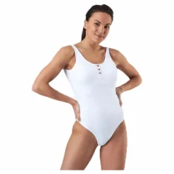 Pieces Nancy Swimsuit White* Simning|Badkläder