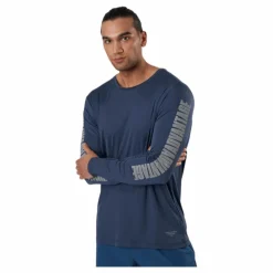 Björn Borg Night LS Perf Tee Blue* Tröjor|Träning