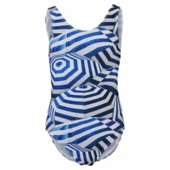 Molo Nika Swimsuit Blue/White*Barn Simning|Badkläder