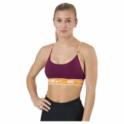 Nike Dri-fit Indy Women's Ligh Sangria/light Curry/white* Träning|Sport-Bh:Ar