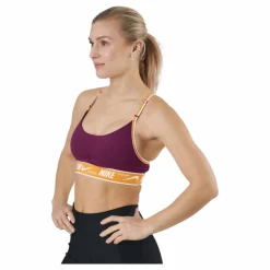 Nike Dri-fit Indy Women's Ligh Sangria/light Curry/white* Träning|Sport-Bh:Ar