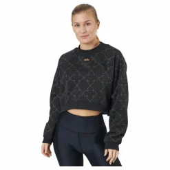 Nike Dri-fit Women's Novelty F Black/metallic Gold* Tröjor|Träning