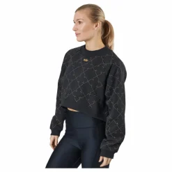 Nike Dri-fit Women's Novelty F Black/metallic Gold* Tröjor|Träning