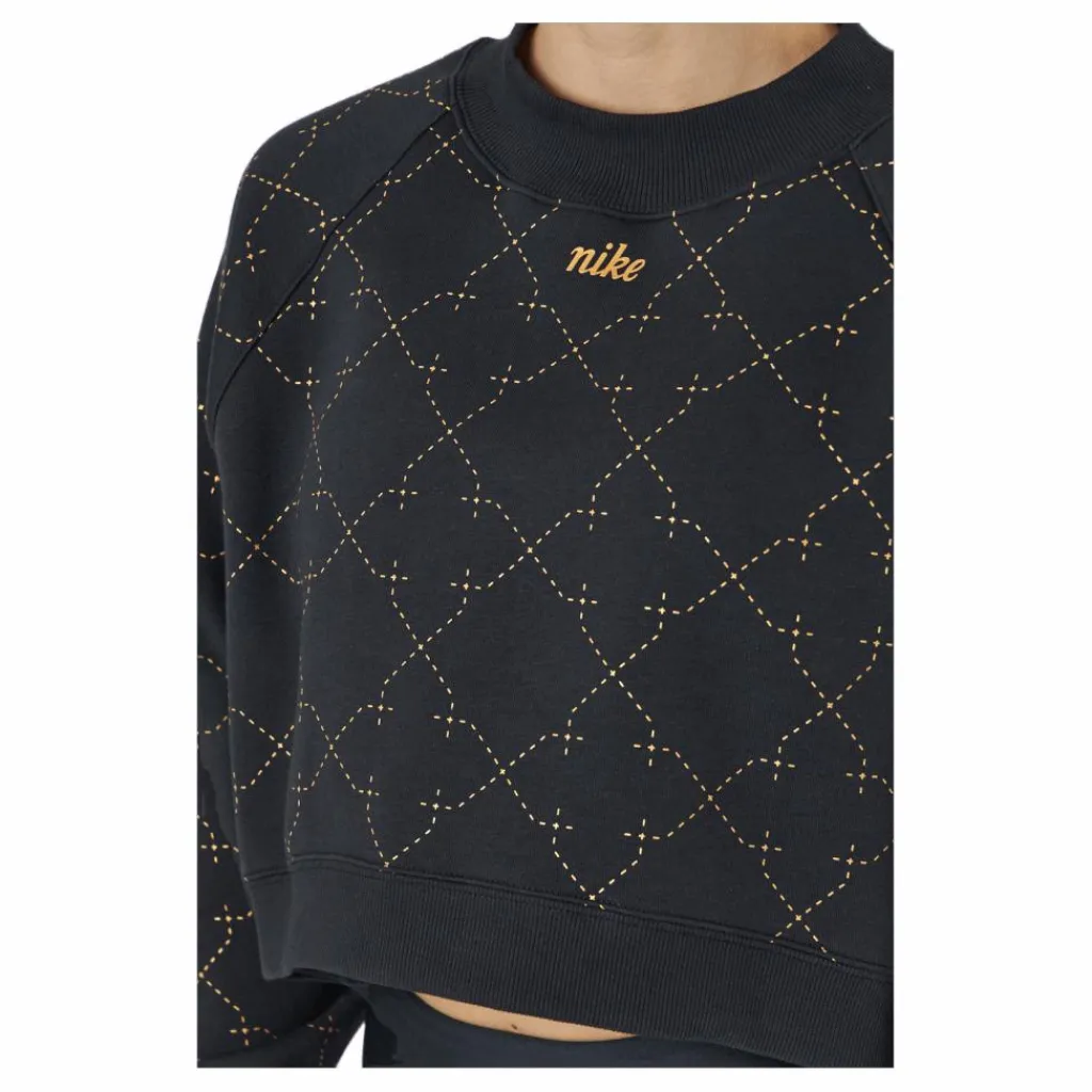 Nike Dri-fit Women's Novelty F Black/metallic Gold* Tröjor|Träning