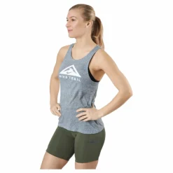 Nike Dri-fit Women's Trail Run Dk Grey Heather/white* Linnen|Löpning