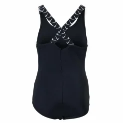 Nike Swim Nike Logo Tape Crossback One P Black*Barn Simning|Badkläder