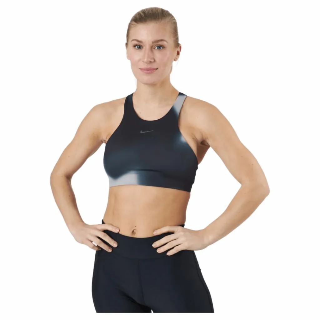 Nike Yoga Dri-fit Swoosh Women Dk Smoke Grey/iron Grey* Yoga|Sport-Bh:Ar