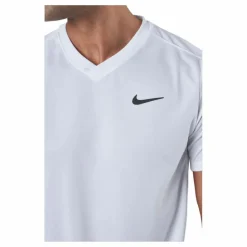 Nike Court Dri-FIT Victory Men's Tennis Top WHITE/WHITE/BLACK* Racketsporter
