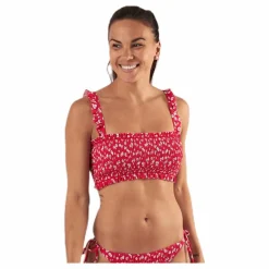Pieces Nikita Bikini Bra Top Red* Simning|Badkläder