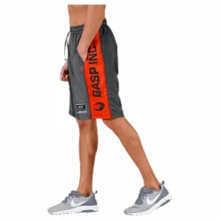 GASP No1 mesh shorts Orange/Black* Shorts|Träning