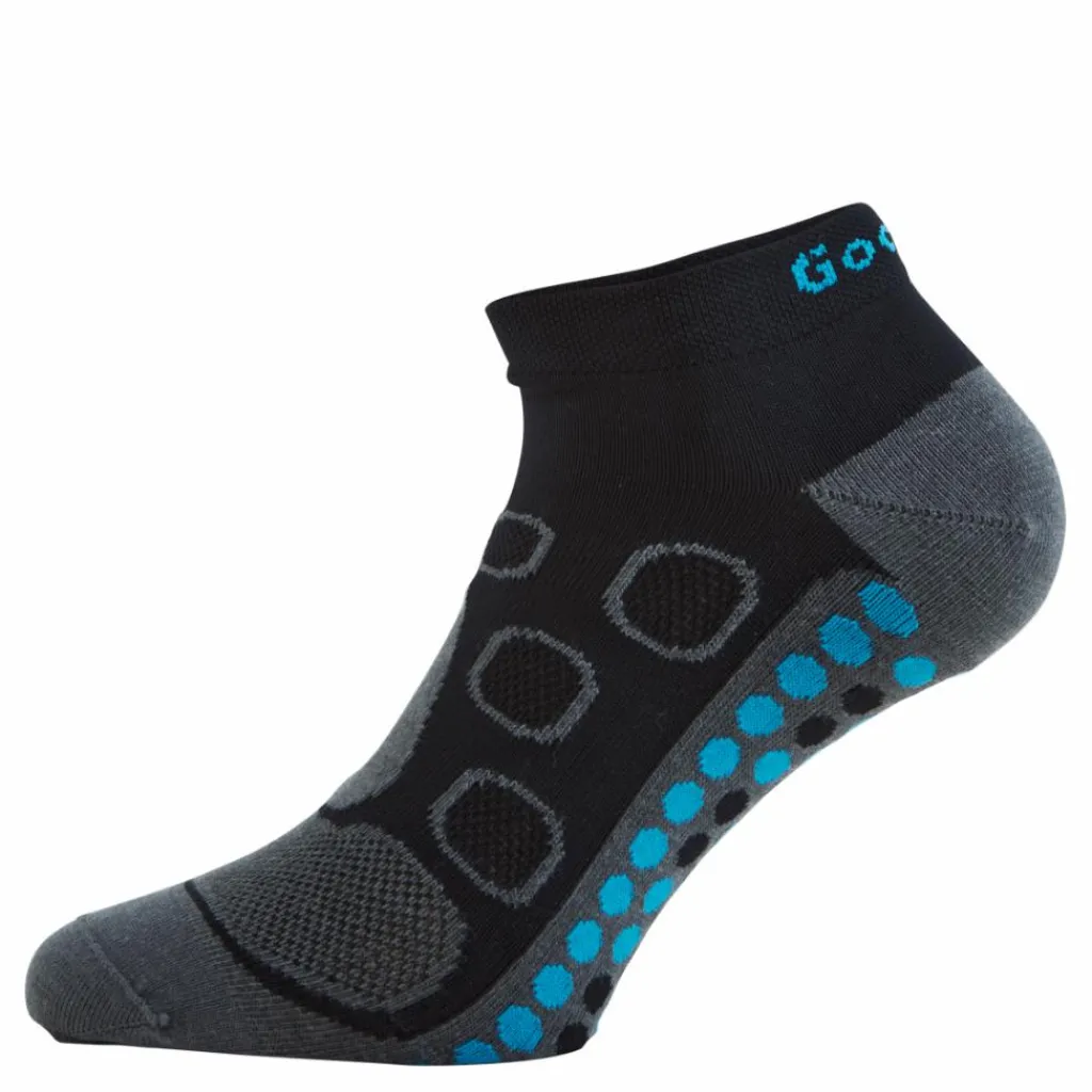 Gococo No Show Circulation Black/Grey* Löpning|Strumpor