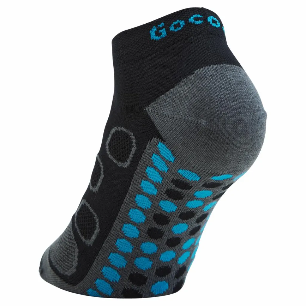 Gococo No Show Circulation Black/Grey* Löpning|Strumpor