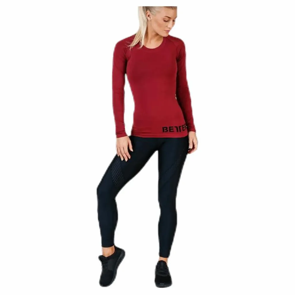 Better Bodies Nolita Seamless LS Red* Tröjor|Träning