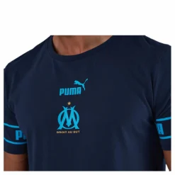Puma Olympique Marseille Culture Tee II Blue* Fotboll|T-Shirts
