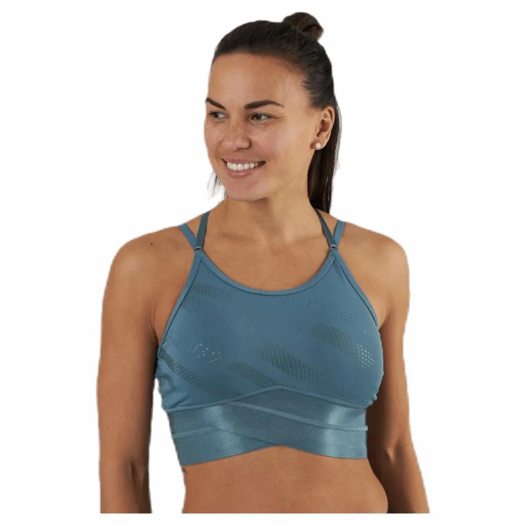 Only Play Onay Aop Sports Bra Blue* Sport-Bh:Ar|Träning