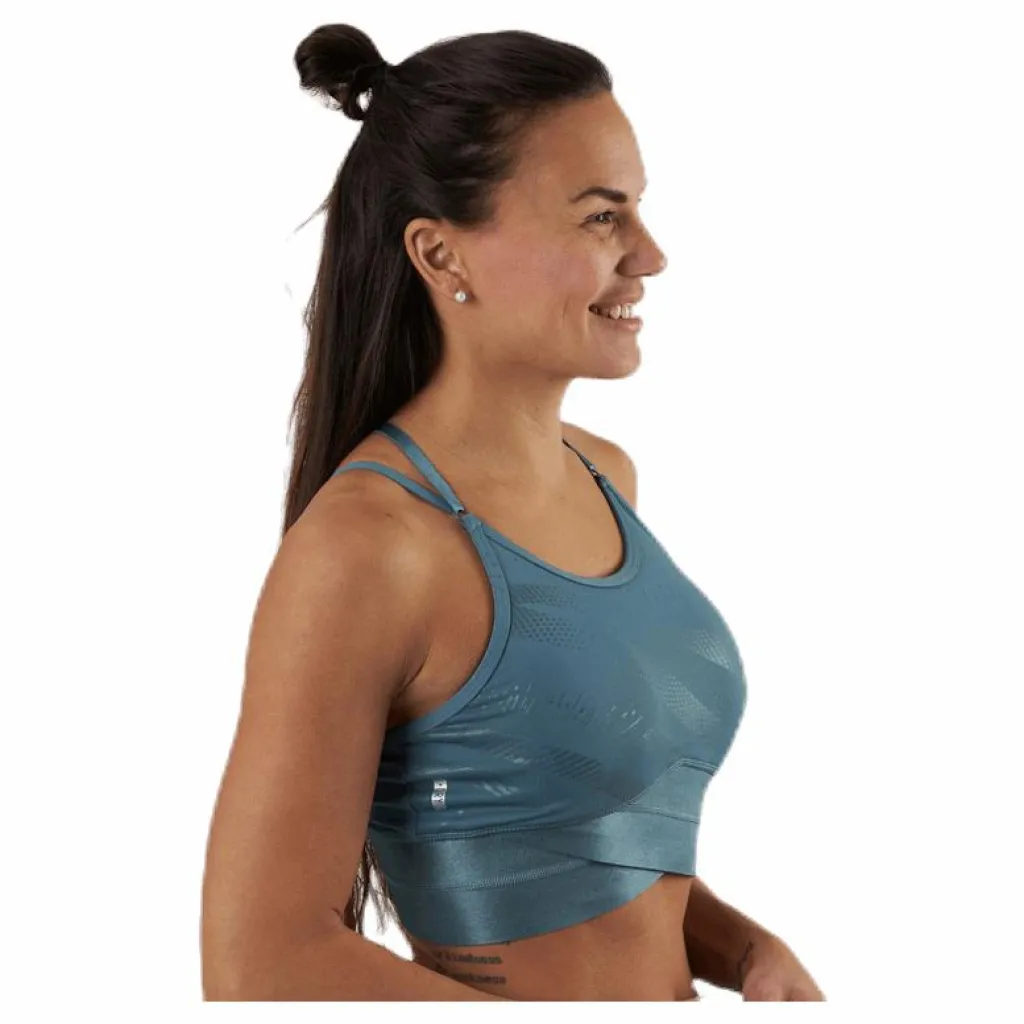 Only Play Onay Aop Sports Bra Blue* Sport-Bh:Ar|Träning