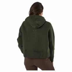 Casall Oversized Zip Hood Forest Green* Tröjor|Träning