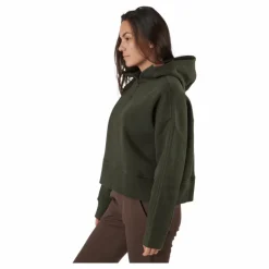 Casall Oversized Zip Hood Forest Green* Tröjor|Träning