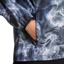 adidas Own the Run Allover Print Hooded Running Windbreaker White* Jackor|Löpning