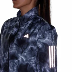 adidas Own the Run Allover Print Hooded Running Windbreaker White* Jackor|Löpning