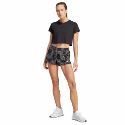 adidas Pacer Train Essentials Floral-Print Woven Shorts Black* Shorts|Träning