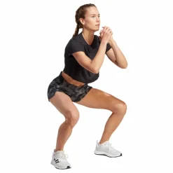 adidas Pacer Train Essentials Floral-Print Woven Shorts Black* Shorts|Träning