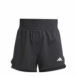 adidas Pacer Training 3-Stripes Woven High-Rise Shorts Black / White* Träning|Shorts