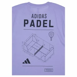 adidas Tennis Padel Category Graphic T-shirt Blue* Racketsporter|T-Shirts